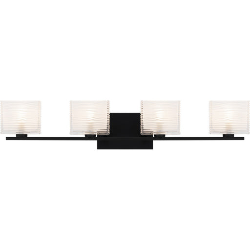 Myhouse Lighting Quoizel - WCP8604MBK - Four Light Bath - Westcap - Matte Black