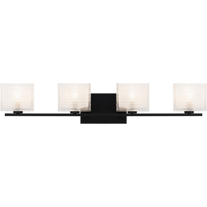 Myhouse Lighting Quoizel - WCP8604MBK - Four Light Bath - Westcap - Matte Black