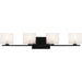 Myhouse Lighting Quoizel - WCP8604MBK - Four Light Bath - Westcap - Matte Black