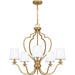 Myhouse Lighting Quoizel - WIL5027BWS - Five Light Chandelier - Wilkins - Brushed Weathered Brass