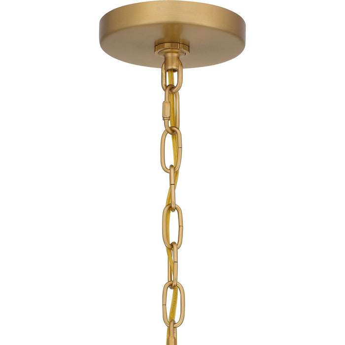 Myhouse Lighting Quoizel - WIL5027BWS - Five Light Chandelier - Wilkins - Brushed Weathered Brass