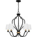 Myhouse Lighting Quoizel - WIL5027MBK - Five Light Chandelier - Wilkins - Matte Black