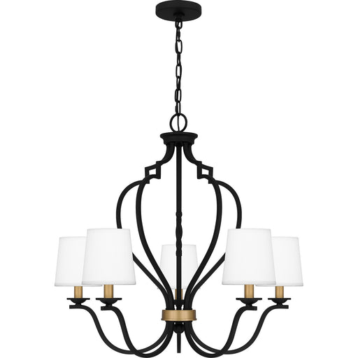 Myhouse Lighting Quoizel - WIL5027MBK - Five Light Chandelier - Wilkins - Matte Black