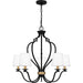 Myhouse Lighting Quoizel - WIL5027MBK - Five Light Chandelier - Wilkins - Matte Black