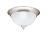 Myhouse Lighting Kichler - 8065NI - Three Light Flush Mount - Dover - Brushed Nickel