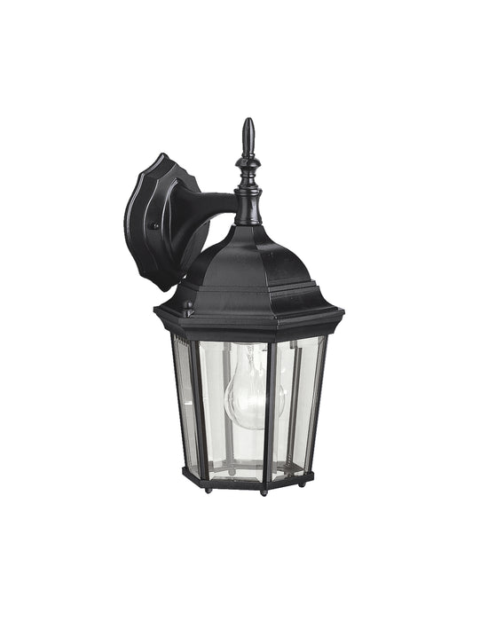 Myhouse Lighting Kichler - 9650BK - One Light Outdoor Wall Mount - Madison - Black