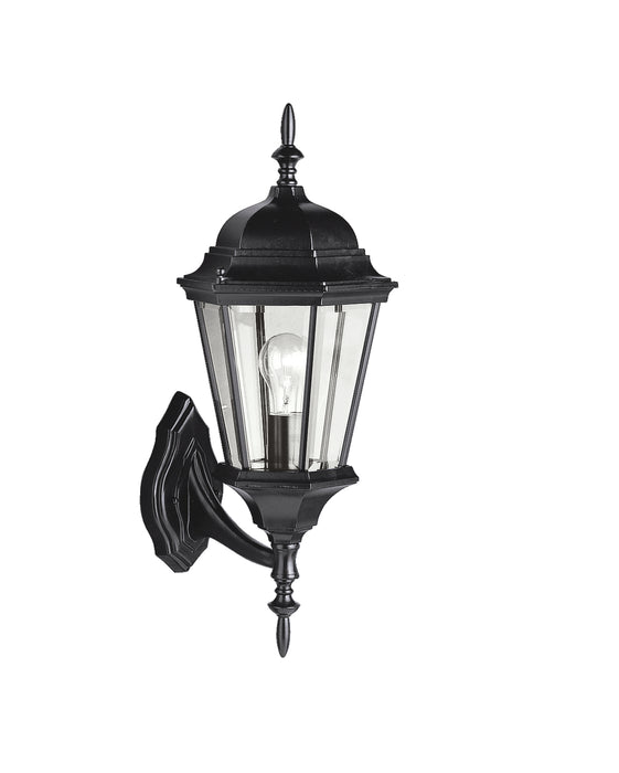 Myhouse Lighting Kichler - 9653BK - One Light Outdoor Wall Mount - Madison - Black