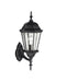 Myhouse Lighting Kichler - 9653BK - One Light Outdoor Wall Mount - Madison - Black