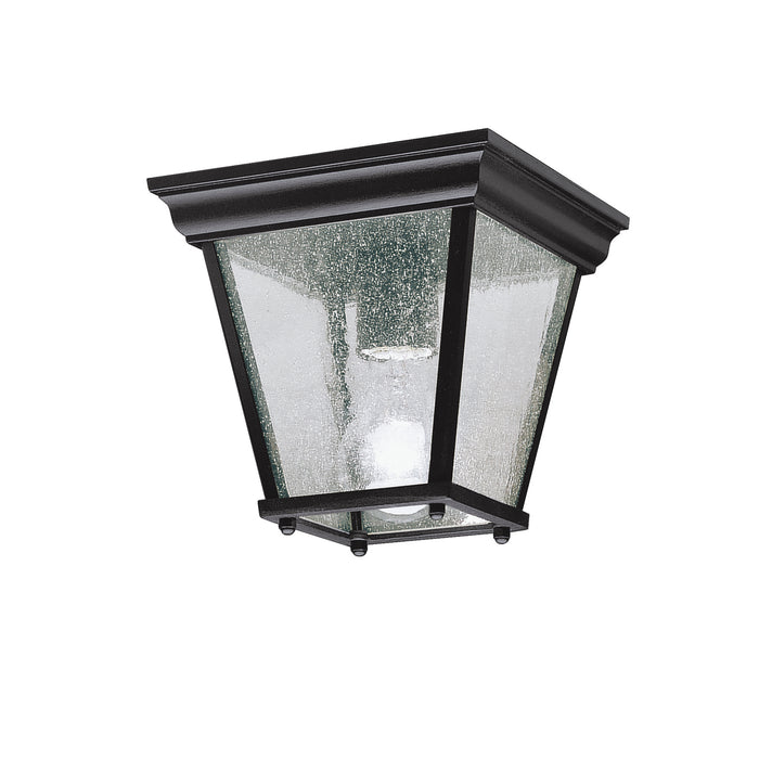 Myhouse Lighting Kichler - 9859BK - One Light Outdoor Ceiling Mount - No Family - Black