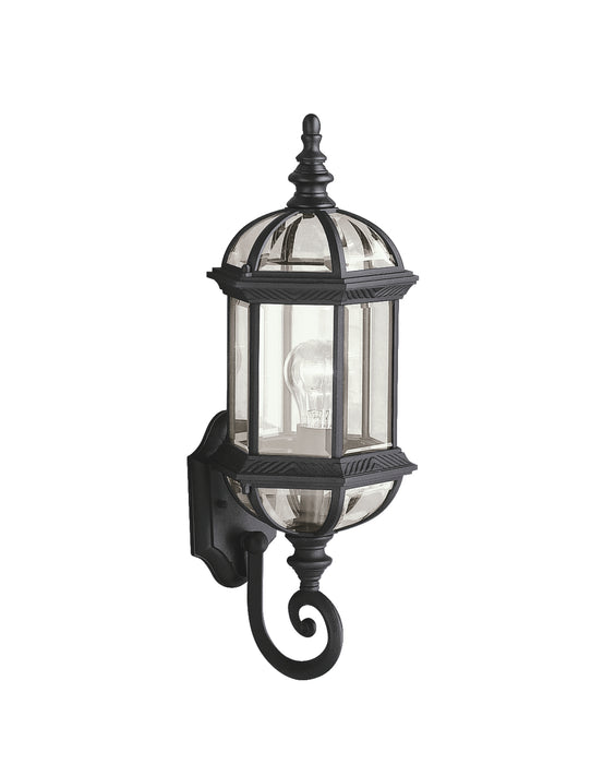 Myhouse Lighting Kichler - 9736BK - One Light Outdoor Wall Mount - Barrie - Black