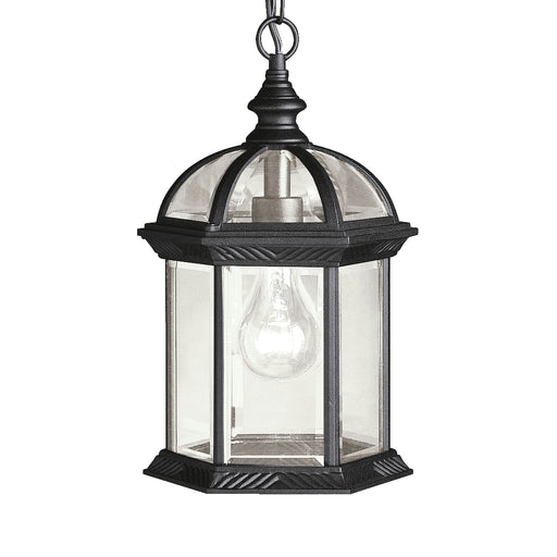 Myhouse Lighting Kichler - 9835BK - One Light Outdoor Pendant - Barrie - Black