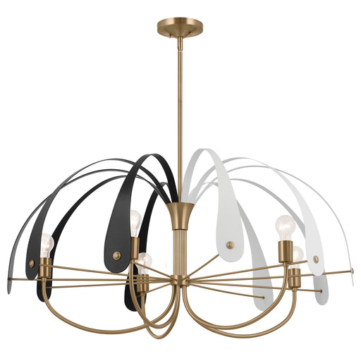 Myhouse Lighting Kichler - 52573CPZ - Five Light Chandelier - Petal - Champagne Bronze