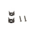 Myhouse Lighting Nora Lighting - NULBA-MB - Flat Mounting Brackets - 120V Lightbar - Unfinished