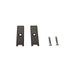 Myhouse Lighting Nora Lighting - NULBA-MP - Magnet Mount Metal Plates - 120V Lightbar - Unfinished