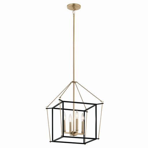 Myhouse Lighting Kichler - 52626CPZ - Four Light Foyer Pendant - Eisley - Champagne Bronze