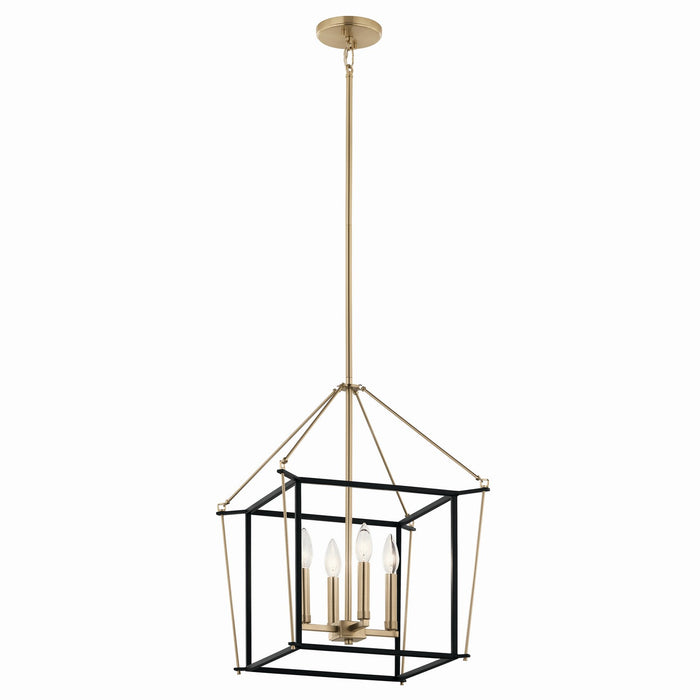 Myhouse Lighting Kichler - 52626CPZ - Four Light Foyer Pendant - Eisley - Champagne Bronze