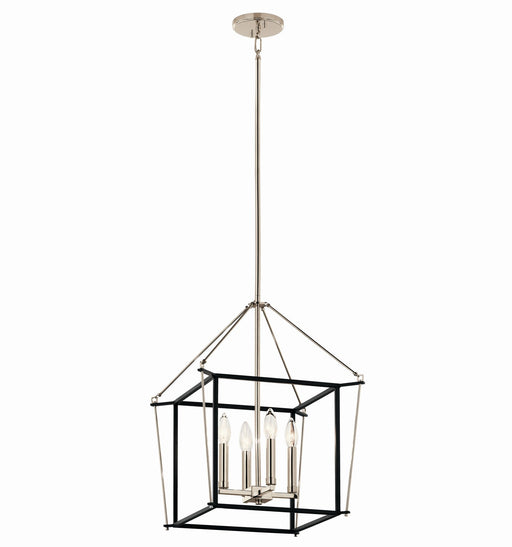 Myhouse Lighting Kichler - 52626PN - Four Light Foyer Pendant - Eisley - Polished Nickel