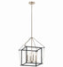 Myhouse Lighting Kichler - 52626PN - Four Light Foyer Pendant - Eisley - Polished Nickel