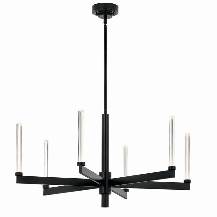 Myhouse Lighting Kichler - 52667BK - LED Chandelier - Sycara - Black