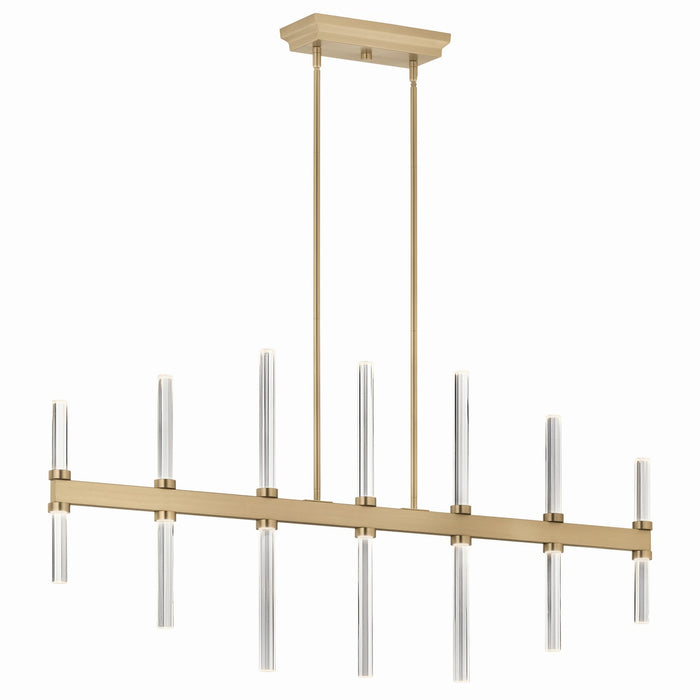 Myhouse Lighting Kichler - 52670CPZ - LED Linear Chandelier - Sycara - Champagne Bronze