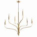 Myhouse Lighting Kichler - 52673CPZ - Six Light Chandelier - Livadia - Champagne Bronze