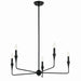 Myhouse Lighting Kichler - 52689BK - Five Light Chandelier - Alvaro - Black