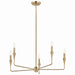 Myhouse Lighting Kichler - 52689CPZ - Five Light Chandelier - Alvaro - Champagne Bronze