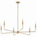 Myhouse Lighting Kichler - 52690CPZ - Six Light Chandelier - Alvaro - Champagne Bronze