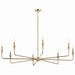 Myhouse Lighting Kichler - 52691CPZ - Eight Light Chandelier - Alvaro - Champagne Bronze