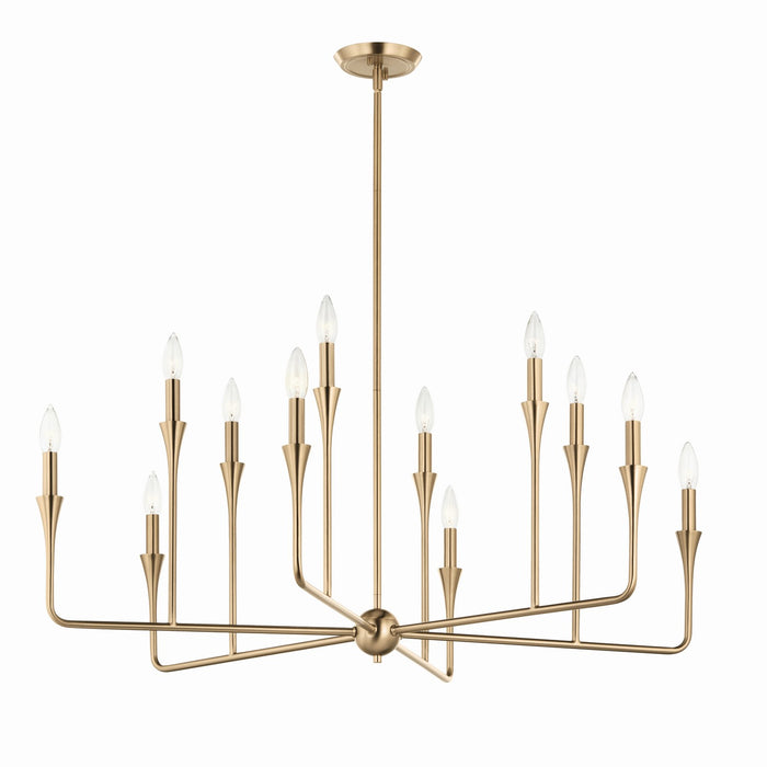 Myhouse Lighting Kichler - 52692CPZ - 12 Light Chandelier - Alvaro - Champagne Bronze