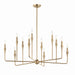 Myhouse Lighting Kichler - 52692CPZ - 12 Light Chandelier - Alvaro - Champagne Bronze