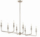 Myhouse Lighting Kichler - 52693PN - Eight Light Linear Chandelier - Alvaro - Polished Nickel