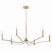 Myhouse Lighting Kichler - 52696CPZ - Six Light Chandelier - Malene - Champagne Bronze