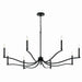 Myhouse Lighting Kichler - 52697BK - Eight Light Chandelier - Malene - Black