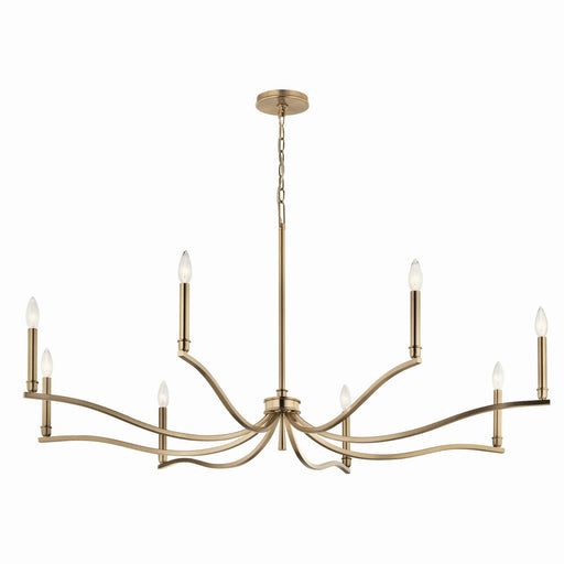 Myhouse Lighting Kichler - 52697CPZ - Eight Light Chandelier - Malene - Champagne Bronze