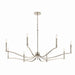 Myhouse Lighting Kichler - 52697PN - Eight Light Chandelier - Malene - Polished Nickel