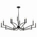 Myhouse Lighting Kichler - 52698BK - 14 Light Chandelier - Malene - Black