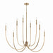 Myhouse Lighting Kichler - 52699CPZ - Eight Light Foyer Chandelier - Malene - Champagne Bronze