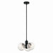 Myhouse Lighting Kichler - 52700BK - Three Light Chandelier - Silvarious - Black