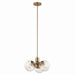 Myhouse Lighting Kichler - 52700CPZCLR - Three Light Chandelier - Silvarious - Champagne Bronze