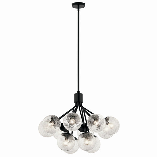 Myhouse Lighting Kichler - 52701BK - 12 Light Chandelier Convertible - Silvarious - Black