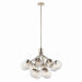 Myhouse Lighting Kichler - 52701PNCLR - 12 Light Chandelier Convertible - Silvarious - Polished Nickel