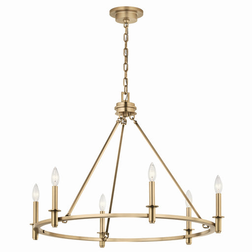 Myhouse Lighting Kichler - 52705CPZ - Six Light Chandelier - Carrick - Champagne Bronze