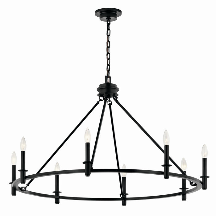 Myhouse Lighting Kichler - 52706BK - Eight Light Chandelier - Carrick - Black