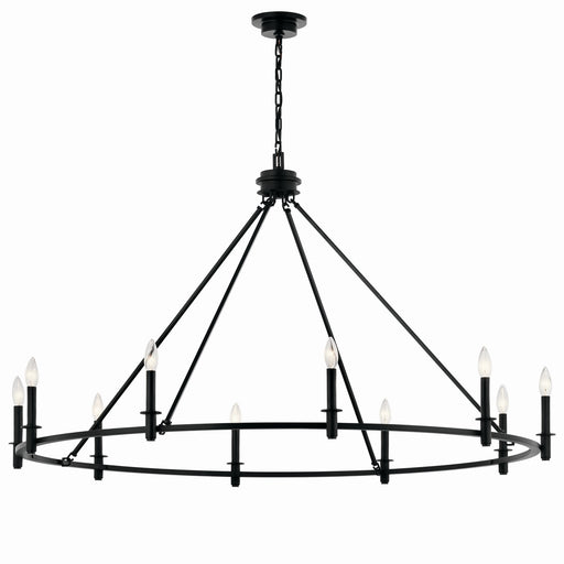 Myhouse Lighting Kichler - 52707BK - Ten Light Chandelier - Carrick - Black