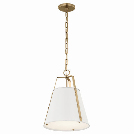 Myhouse Lighting Kichler - 52710WH - One Light Pendant - Etcher - White