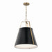 Myhouse Lighting Kichler - 52711BK - Two Light Pendant - Etcher - Black