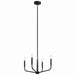 Myhouse Lighting Kichler - 52716BK - Four Light Chandelier/Semi Flush Mount - Madden - Black