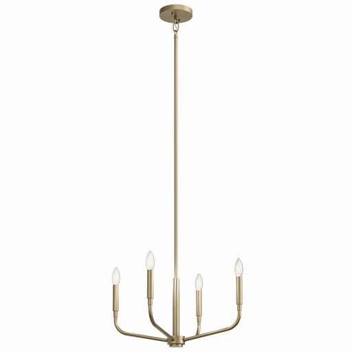 Myhouse Lighting Kichler - 52716CPZ - Four Light Chandelier/Semi Flush Mount - Madden - Champagne Bronze