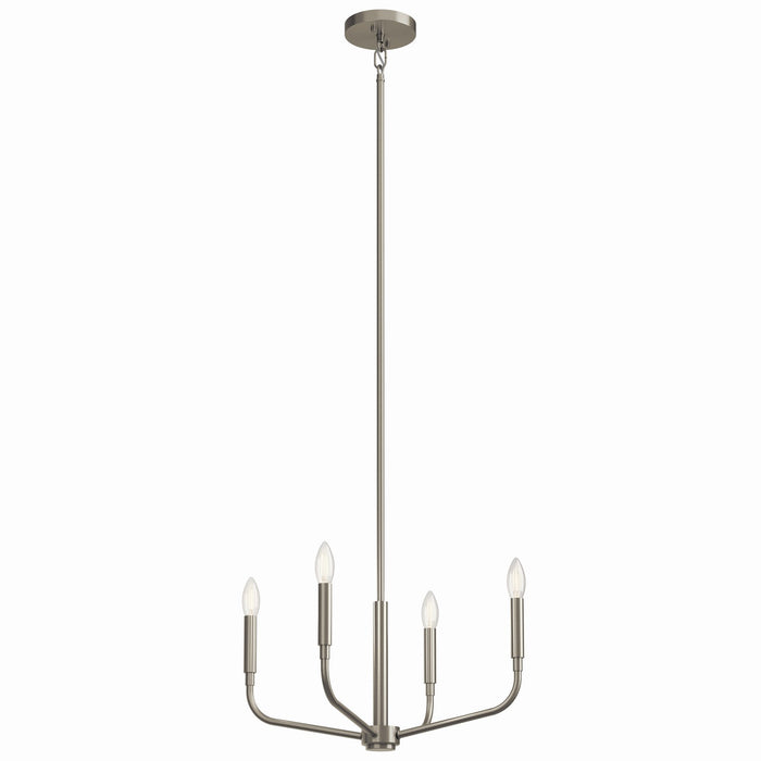 Myhouse Lighting Kichler - 52716NI - Four Light Chandelier/Semi Flush Mount - Madden - Brushed Nickel